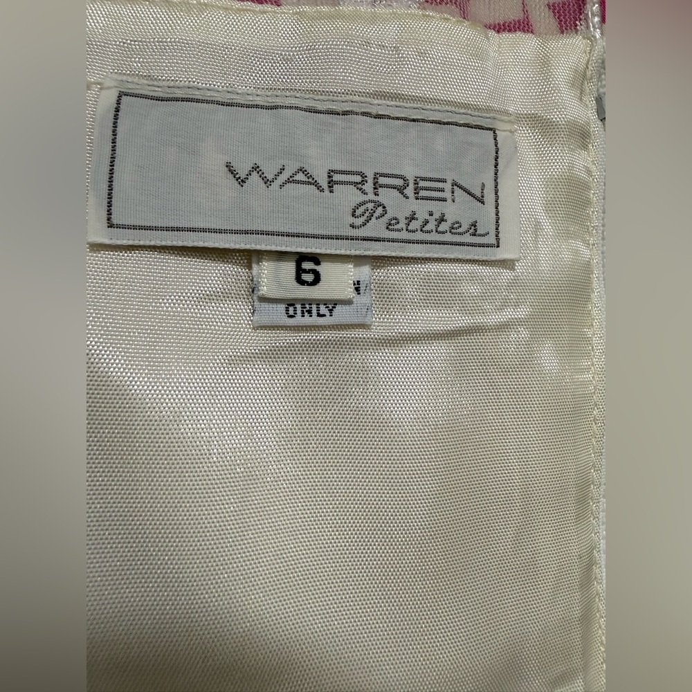 1950s Warren‎ Petites Ivory Polka Dot Tulle Illusion Dress Tea Length Size 6 - Picture 9 of 12